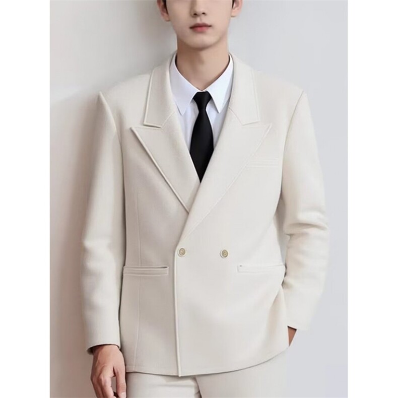 春秋韩ins网红禁欲系痞帅西服男气质时髦简约西装外套XZ38,男装西服套装,星座1116A（原606A-3）