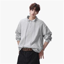 卫衣男春季新款港风宽松提花大码长袖T套头上衣WY9975-特P42，男装T恤，星座214-3