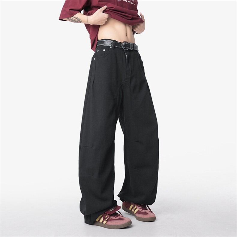 K37189-P55-X79成分：90棉10聚酯纤维-黑色：58.4棉41.6聚酯纤维,男装休闲裤,电商A310
