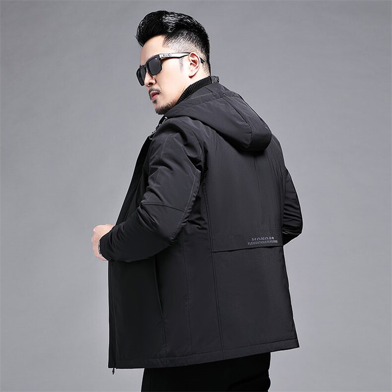 B22494钱塘2020-3冬季新款90白鹅绒男士高端羽绒服可脱卸帽P251,男装羽绒服,钱塘207-3