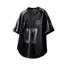 1美式橄榄球透气球衣印花网面大码M-5XL短袖T恤男DX78027P39控65，男装T恤，星座226-2