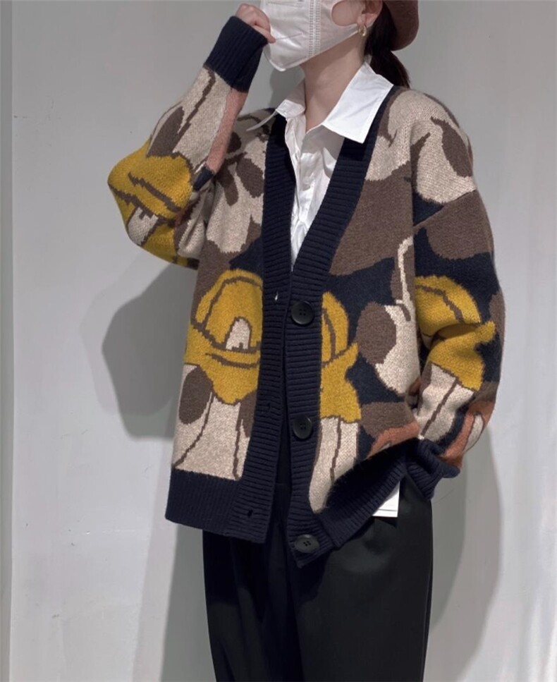 彩色米奇头开衫，其它，驿谷