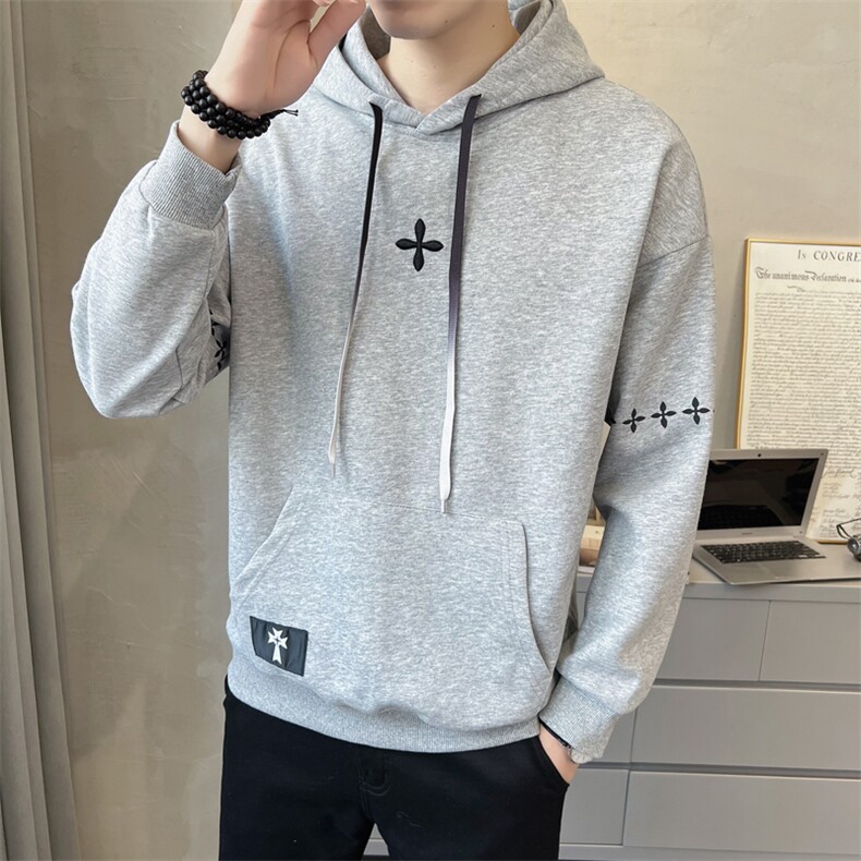 2024秋季新款连帽宽松潮牌休闲卫衣男5835-p65,男装卫衣,电商D303