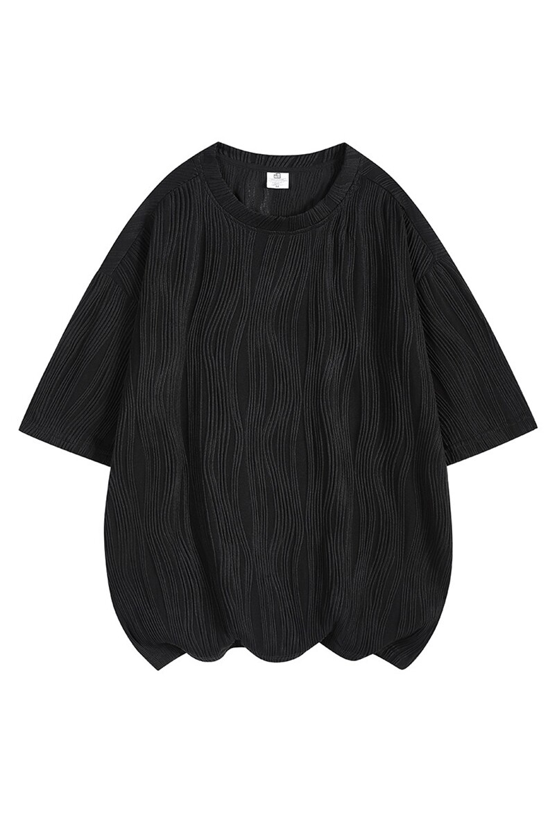 8XL-M特大码夏季短袖冰丝皱感透气T恤男潮垂感宽松半袖DX305P45,男装T恤,电商D206-1