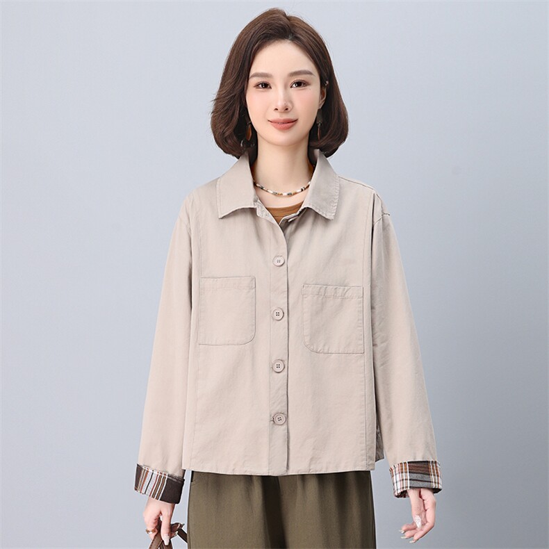 2025年春季休闲外套,女装短外套,悦见她