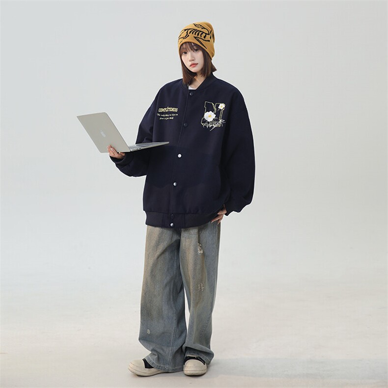 春装现货重磅刺绣棒球服XZ609-WT2365-特P90-158,女装短外套,星座609