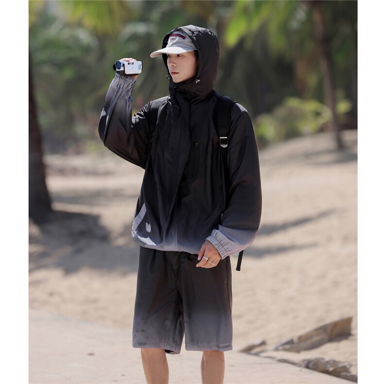 1港风山系防水渐变大码M-5XL夹克男聚酯纤维JK77088P85控128，男装夹克，星座226-2