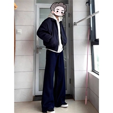 1506/Q62480/P42美式翻领棒球服藏青色飞行员夹克男上衣服，男装夹克，星座1506