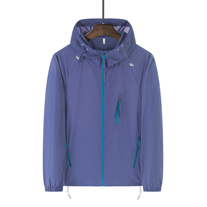 抖音户外防晒衣男女夏季宽松皮肤衣防紫外线连帽外套7730-P30，男装防晒衣，星座1402-3