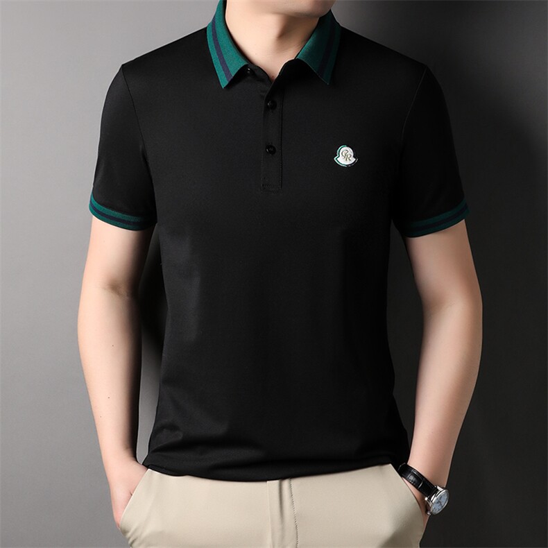夏季Polo衫纯棉商务休闲男装短袖t恤宽松翻领半袖体恤HP88318-P60,男装Polo衫,星座1105-3