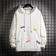 7XL-M 2023秋季新款潮牌连帽卫衣男慵懒风加肥加大码长袖控价88图片