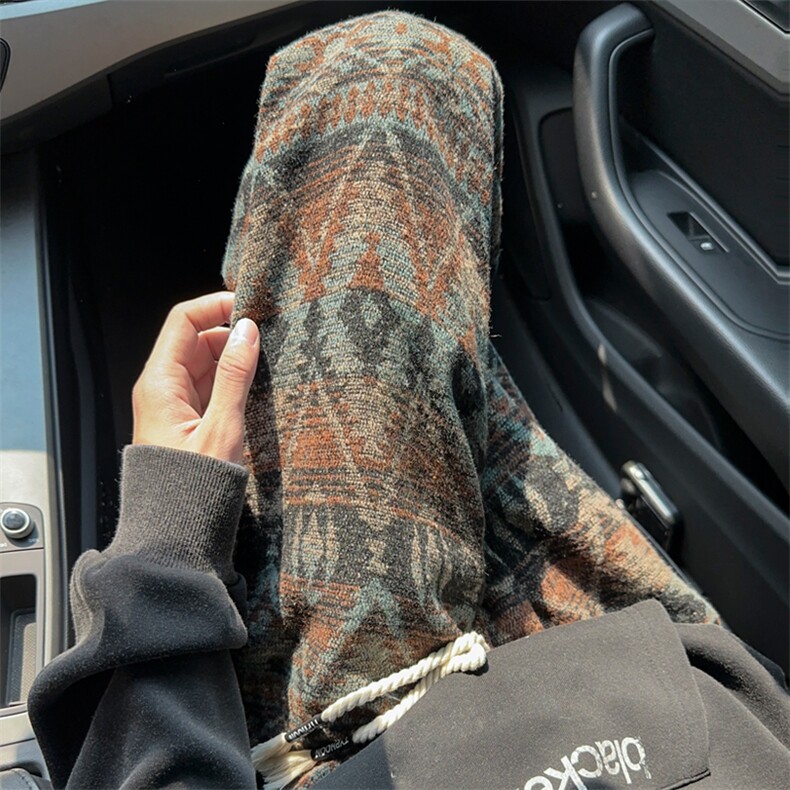 05现货M-5XL民族风宽松直筒裤棉毛混纺阔腿裤XZ211-1-K2445-P55，男装民族服装，星座211-1