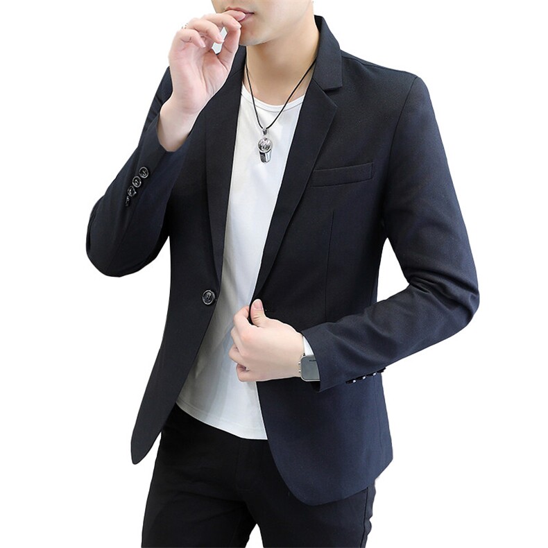 605P55秋季男士西服上衣小西装外套单件修身休闲潮流帅气,男装西服,星座1706