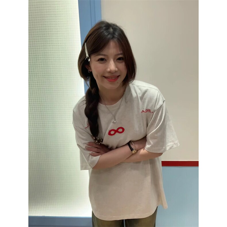 万针全刺绣解构设计260克重磅双纱纯棉高品质美式高街短袖T恤特35,男装T恤,电商A486
