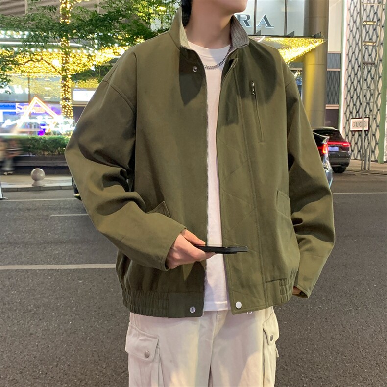 美式vintage豹纹衬衫夹克牛仔短袖外套设计感JK02528-P92,男装衬衫,星座308B-2