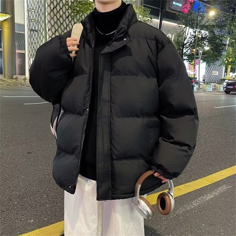 冬季棉衣男ins潮立领防水帅气棉服厚外套韩版情侣休闲百搭棉袄,男装棉衣,星座218-1（原230）