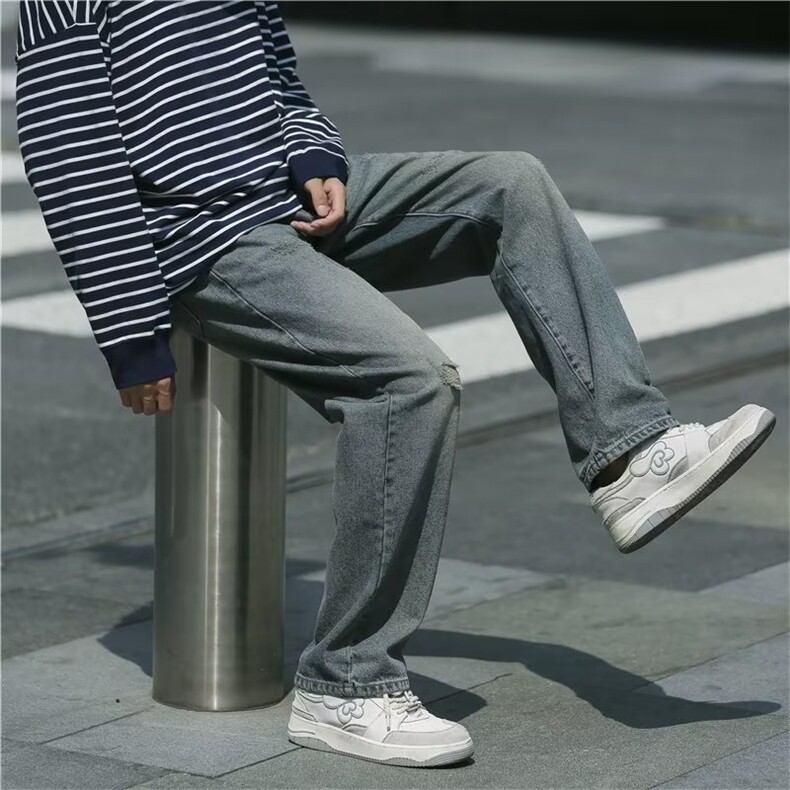 牛仔裤男秋季潮大码休闲裤子高街NT289P38,男装牛仔裤,星座1116-2