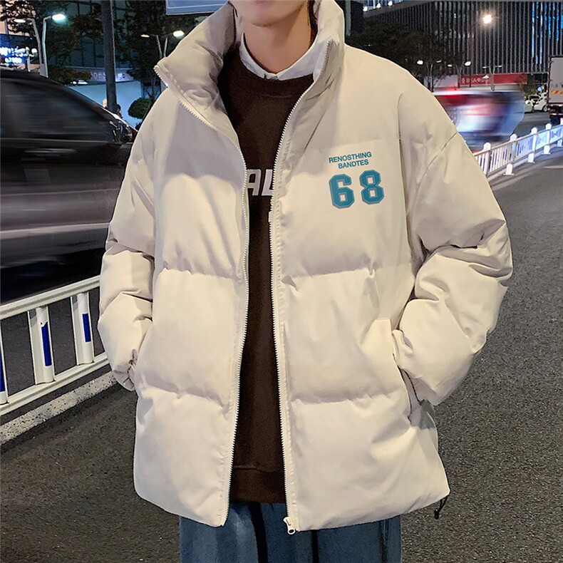 秋冬新款韩版加厚保暖立领宽松棉服外套男MY62020P115控135,男装棉衣,电商A268A