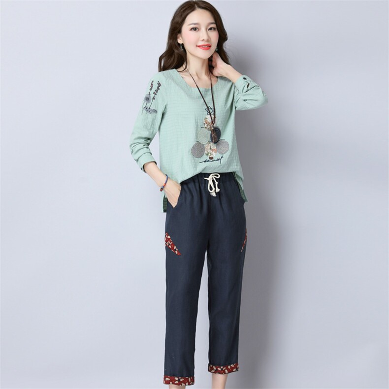 2021年春季套装/套裙潮流韩版气质修身显瘦气质长袖，女装套装/套裙，丽影随形