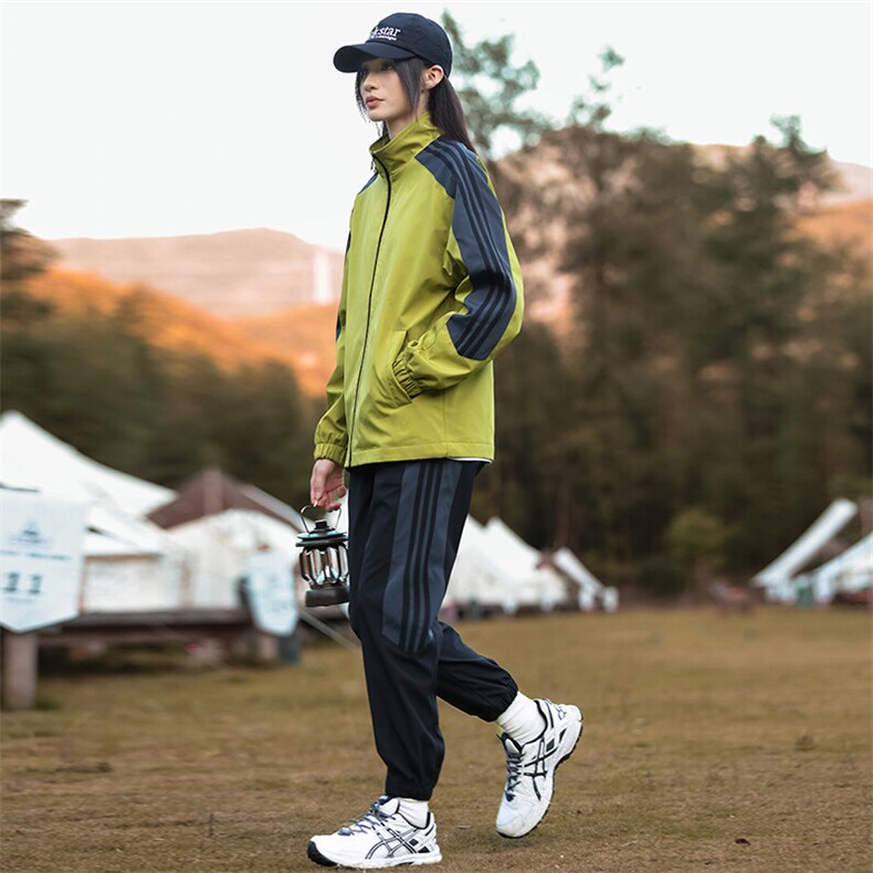 抖音直播情侣休闲运动时尚立领套装男两件套D02-P65,男装休闲套装,星座310B