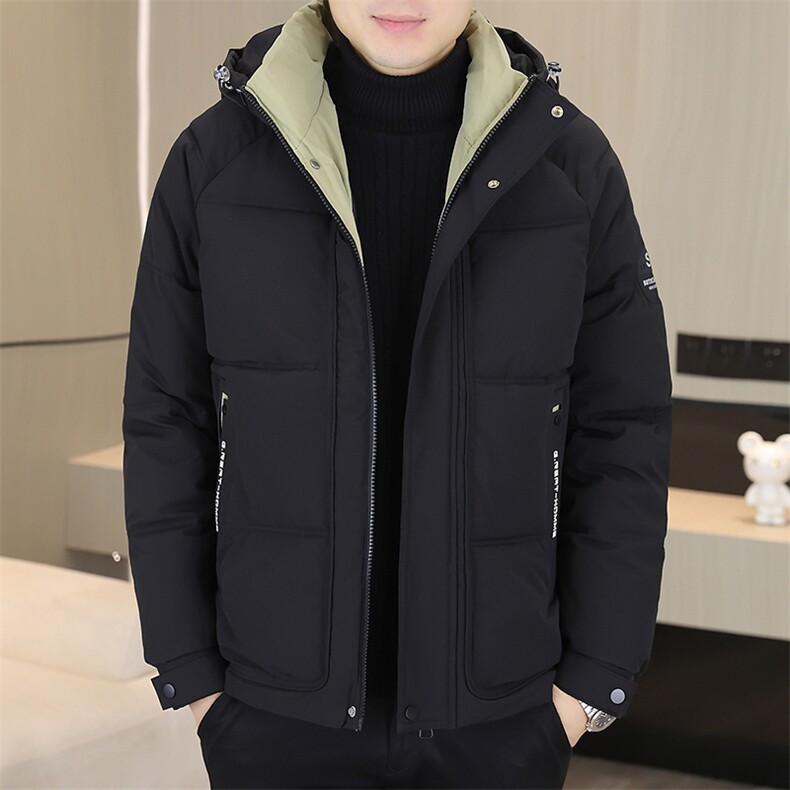冬季新款加厚棉衣男休闲连帽棉衣潮流棉服外套-X19807-P105,男装棉衣,星座310B-3