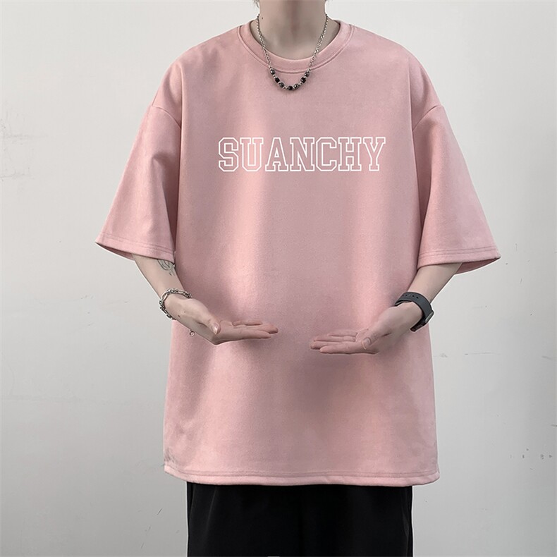 麂皮绒短袖t恤男大码半袖男JD82229-P25,男装T恤,电商A040
