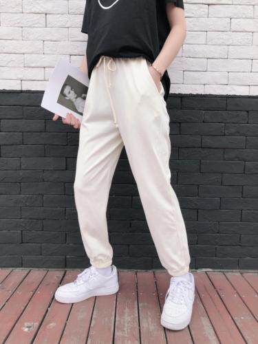 夏季韩版针织哈伦裤，女装，1+1 MAIN ROAD