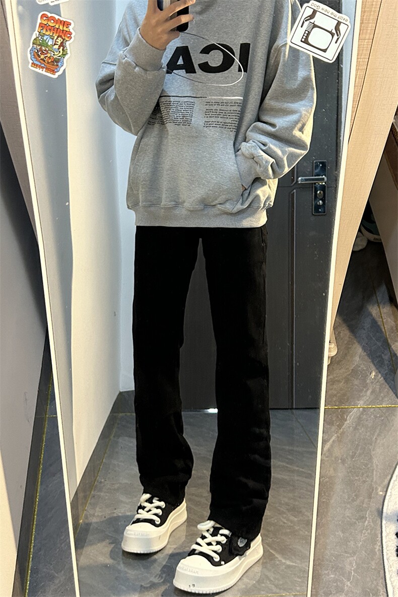 B221美式ins高街暗黑小众修身弹力休闲牛仔裤LK23010-P60控78,男装牛仔裤,电商B221