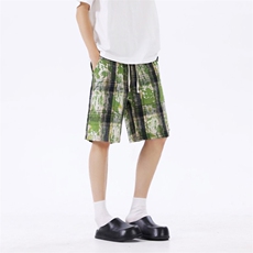 美式高街潮流休闲短裤潮牌宽松五分裤A086-DK339-特批20，男装牛仔裤，电商基地A086
