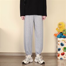 秋冬宽松字母休闲裤九分裤卫裤XZ1004-1WK512P45控68，男装休闲裤，星座715