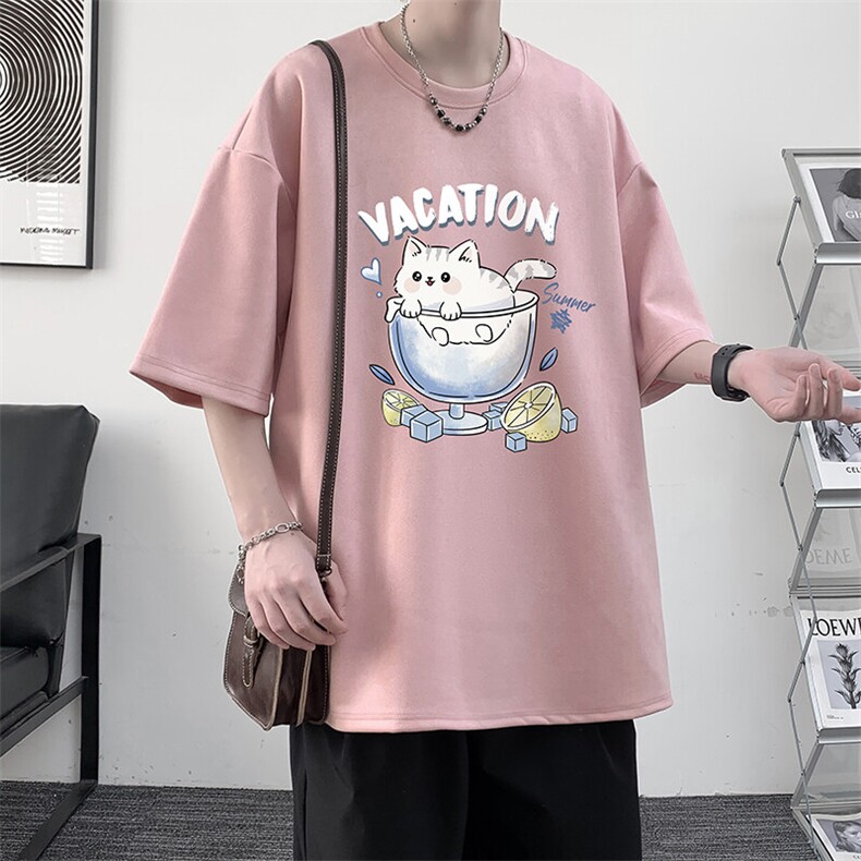 麂皮绒短袖t恤男大码半袖男JD82408-P25,男装T恤,电商A040