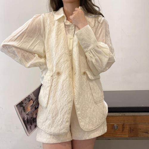 【现货】马甲短裤两件套，女装马夹，欧洛佛