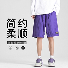 多巴胺彩色速干短裤男夏季薄款潮牌宽松休闲裤DK293-特批20，男装休闲裤，星座718-1