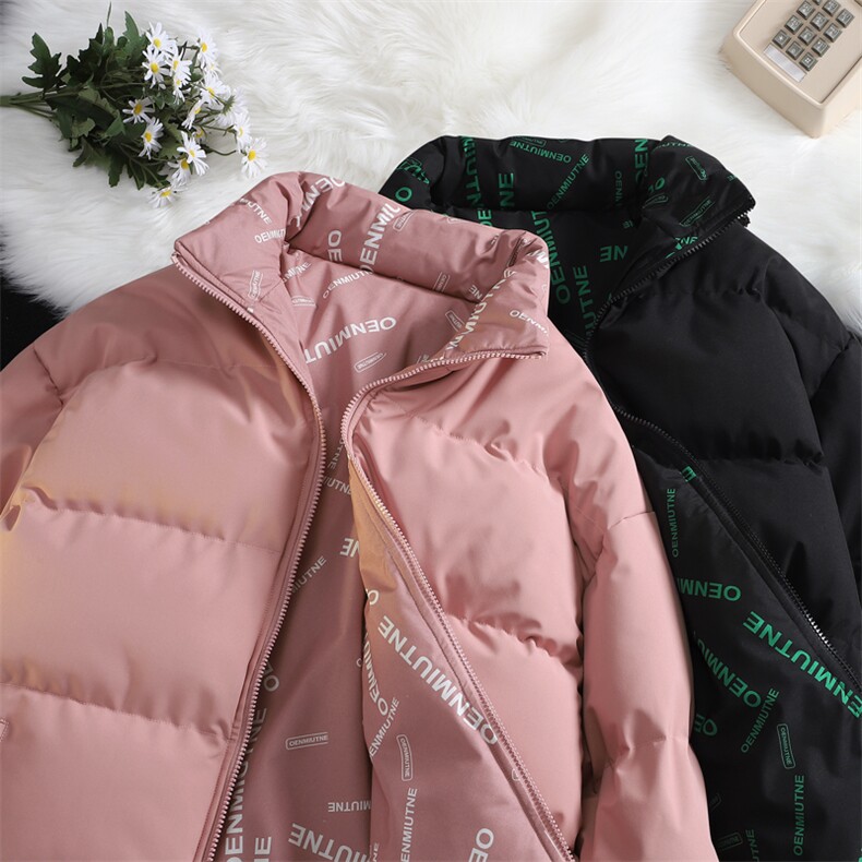 新款男冬季双面穿立领面包服加厚港风平铺棉衣M2218-P70控158,男装棉衣,星座717