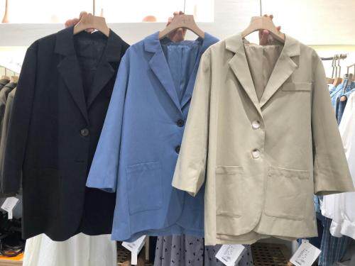 进口铜氨面料九分袖设计三色，其它，TOP.1