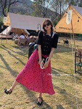 现货拼色领小香外套，其它，F/TU