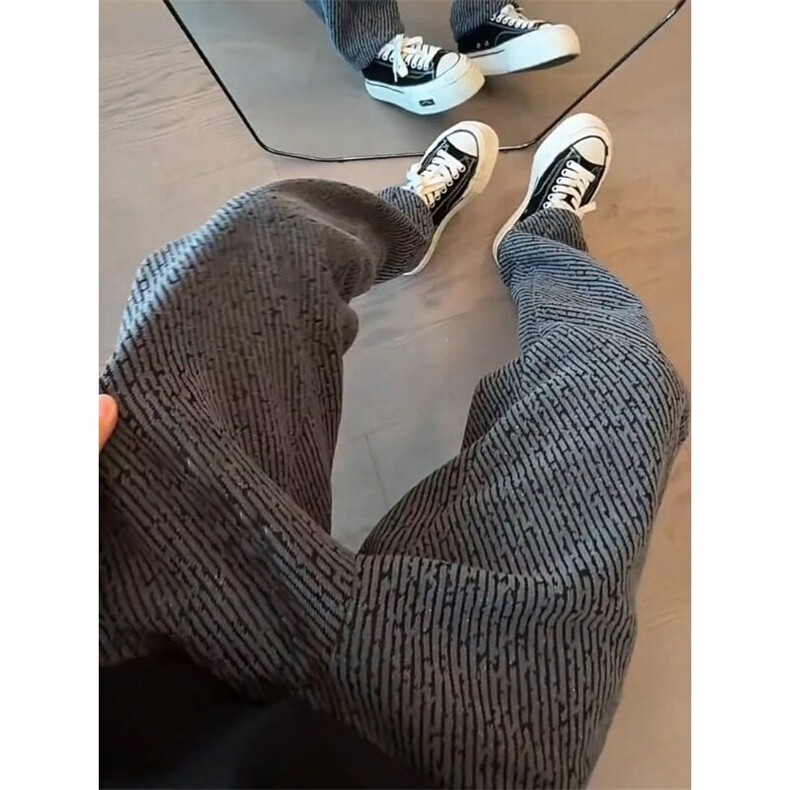 W9139-P58网图现货高品质重磅雪尼尔斜条纹复绒休闲裤,男装休闲裤,星座1608-2