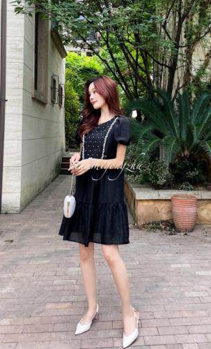 重工订珠连衣裙，女装连衣裙，天使公主