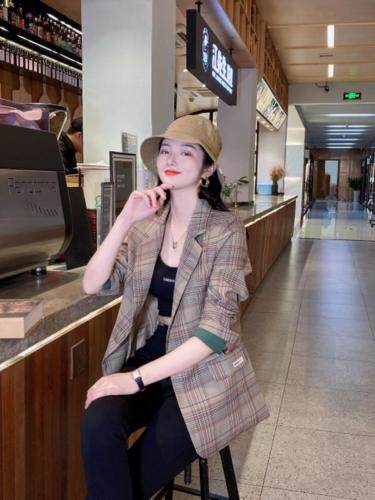 秋季新款撞色西服，其它，韩衫衣社