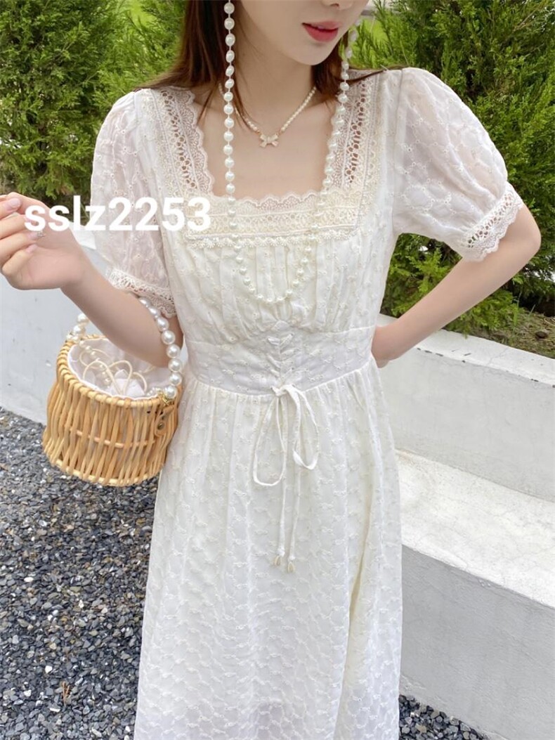 夏装新款连衣裙，面料柔软舒适透气、潮流韩版修身，女装连衣裙，时尚靓姿