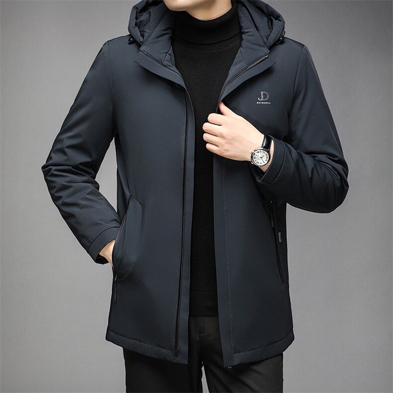 AN9832钱塘2020-3秋冬新款中老年男士羽绒服连帽休闲保暖外套P275,男装羽绒服,钱塘207-3