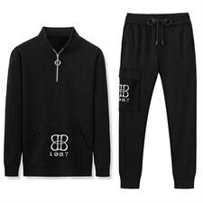 CA9851钱塘2020-2秋冬季新款时尚休闲帅气中青年男士套装P180，男装休闲套装，钱塘207-2