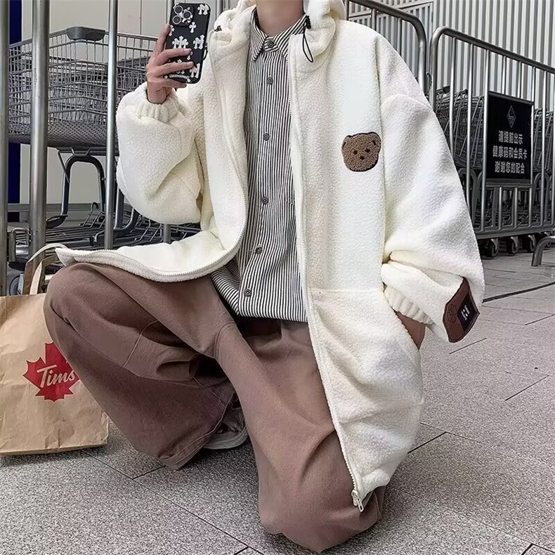 新款棉服冬季2025新款仿羊羔毛外套保暖夹克上衣男女外套MY888,男装夹克,星座516A