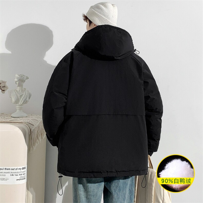 2023冬上新加绒加厚羽绒服时尚冲锋衣外套男女8317-P220控价318,男装羽绒服,电商A441-1
