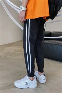 20秋装港风大码潮流工装灯芯绒宽松九分小脚休闲男裤图片