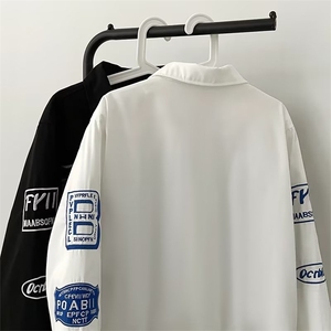 复古设计感小众拼接牛仔外套男宽松百搭夹克棒球服上衣J8518-P65图片