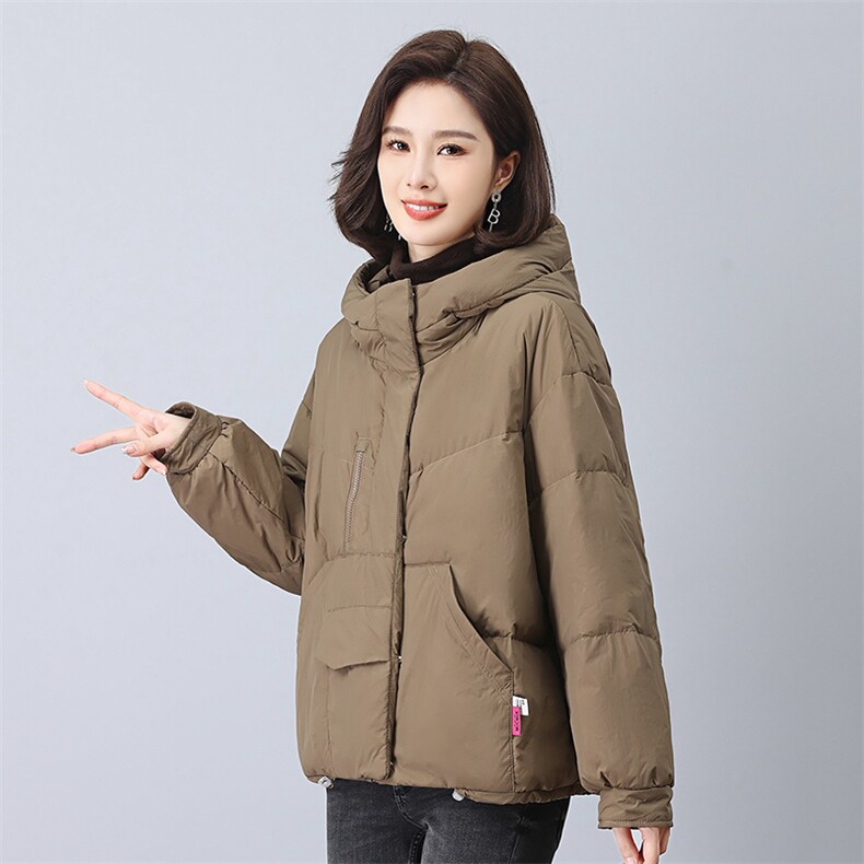 新款时尚女装羽绒服宽松显瘦保暖外套冬季必备单品,女装羽绒服,叶笙衣