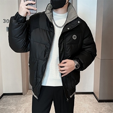 秋冬新款潮流男士棉衣防寒上衣外套休闲商务轻奢棉衣，男装棉衣，星座1013
