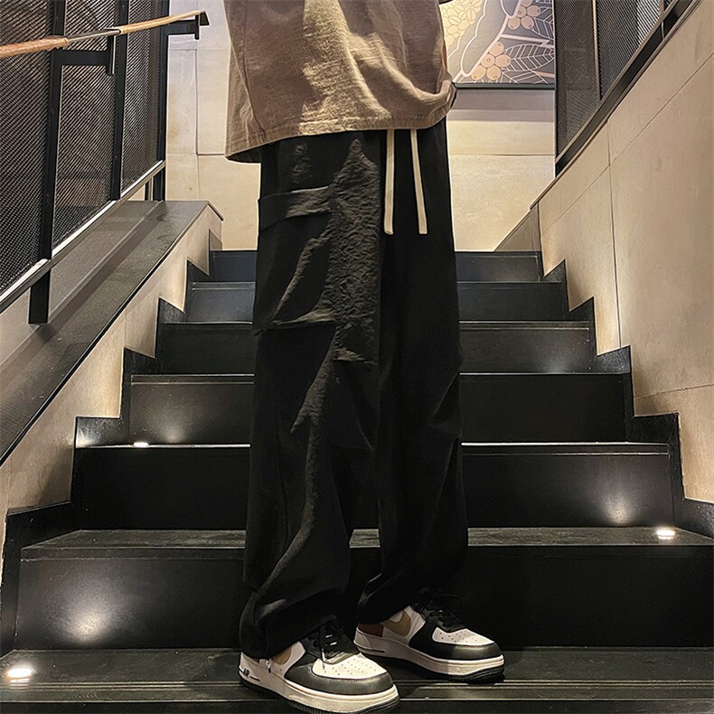 潮流宽松休闲裤高街潮牌长裤A161-K515-P40,男装休闲裤,电商A161