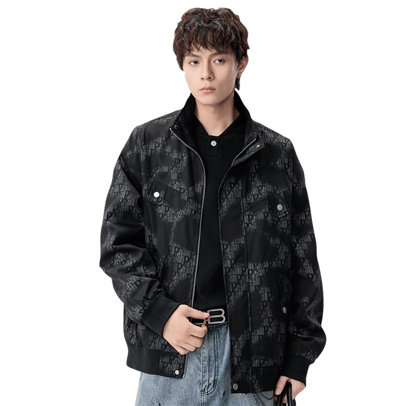 美式大码休闲夹克外套8565-P70控129大码元,男装夹克,星座209